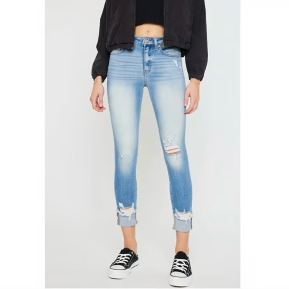 Kancan Distressed Skinny Jeans Size 1/24